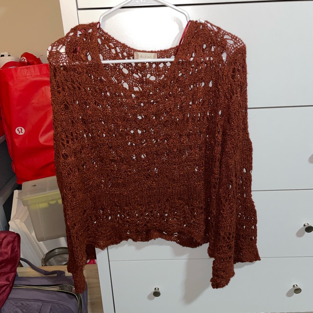 Brown sweater